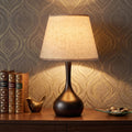 Luminiq Touch-Nachttischlampe – 3-stufig dimmbar mit Stoffschirm