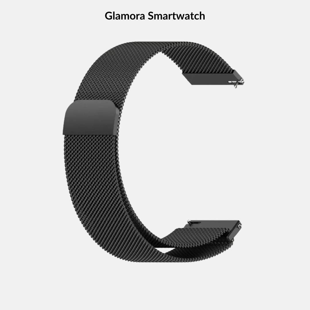 Glamora Smartwatch - Meshband light mit Magnetverschluss